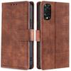 For TCL 505 Phone Case Crocodile Texture Skin-Touch Leather Cover with Wallet