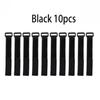 10pcs Reusable Fishing Rod Zip Ties, Hook and Loop Zip Ties, Pole Ties, Wrapped Outdoor Fishing Tools Practical Accessories