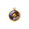 2 PCs 304 Stainless Steel & Natural Shell Charms 18K Real Gold Plated Irregular Round Moon Heart Flower Pendants DIY Necklace