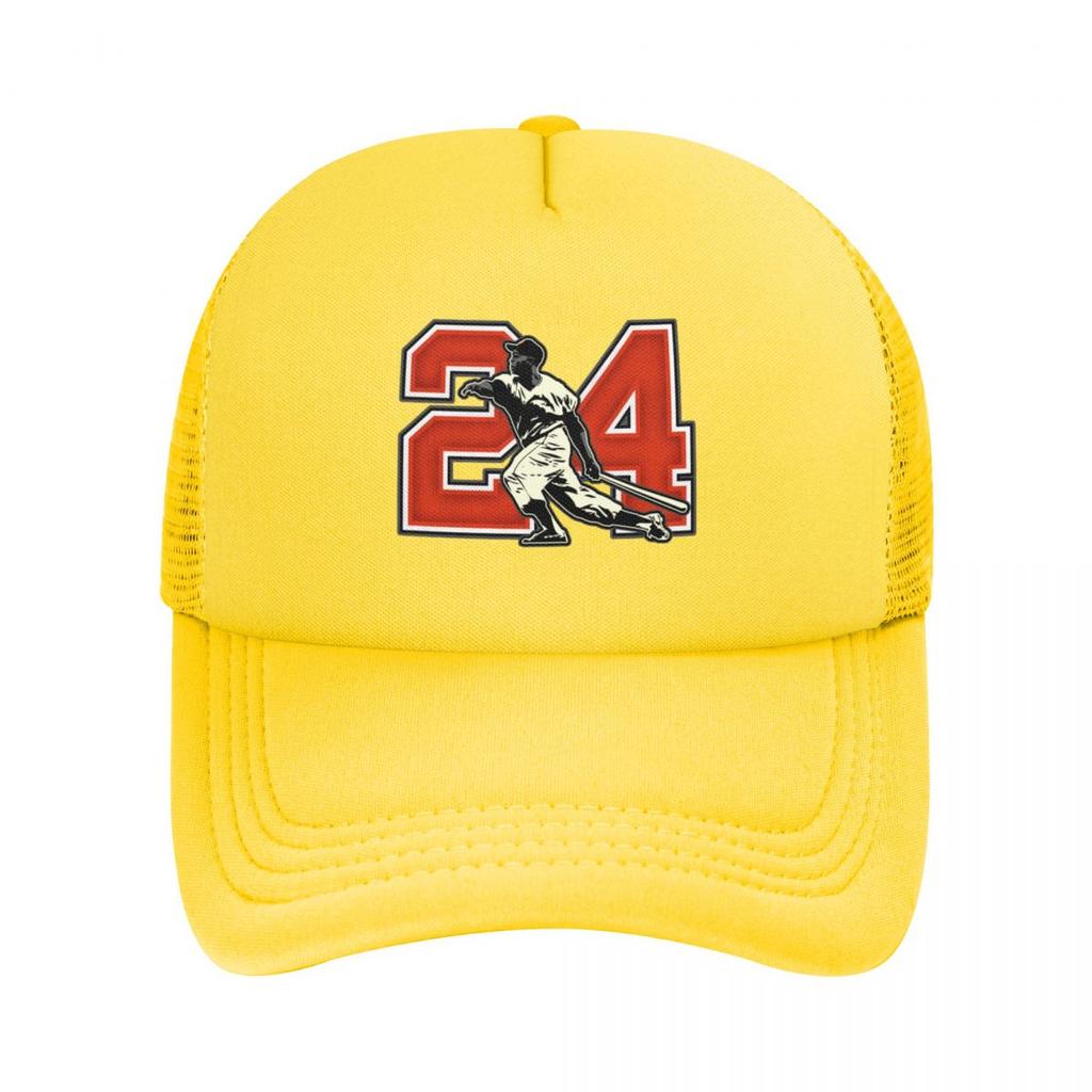 Baseball Caps Willie Mays 24 Say Hey Kid Mesh Hats Peaked Adjustable Adult Hats