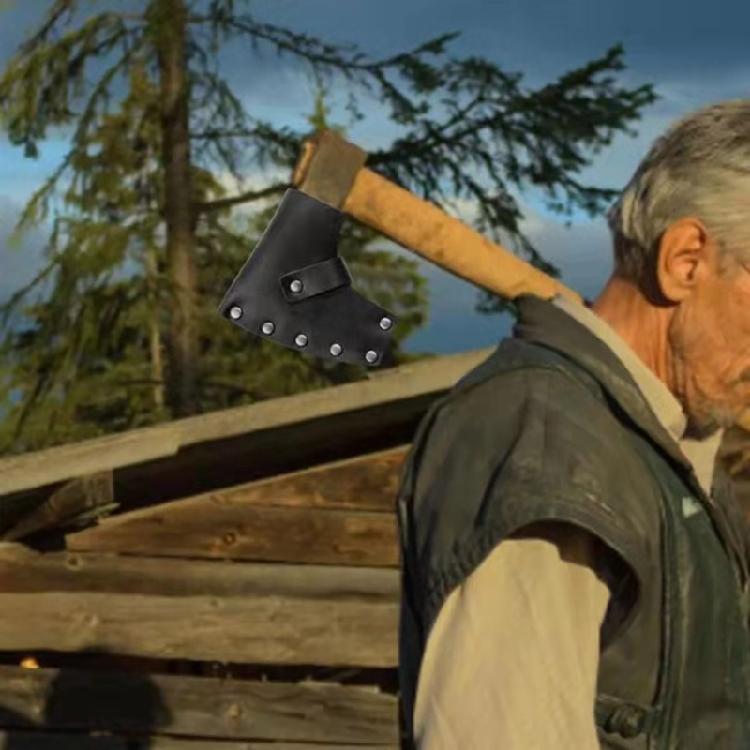 Durable Leather Axe for Head Sheath Cover Hatchet Protective Cover Axe Holster f