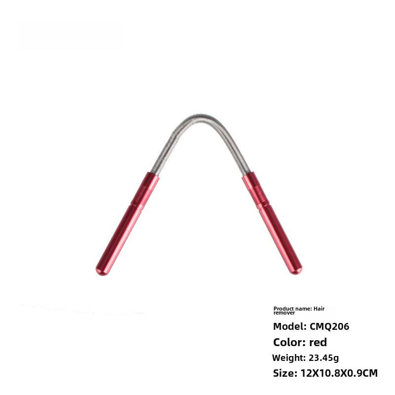 Stainless Steel & Aluminum Spring Facial Hair Remover