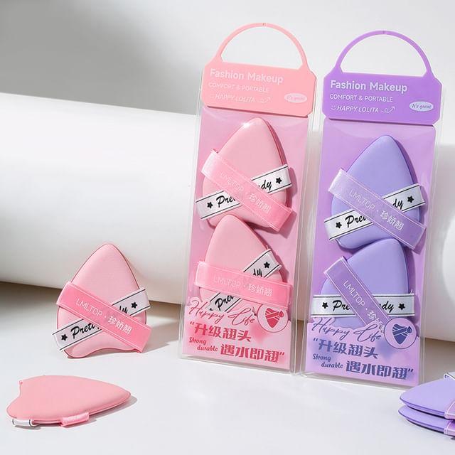YOUSHA - Set of 2: Pointed Powder Puff Set of 2 - Random