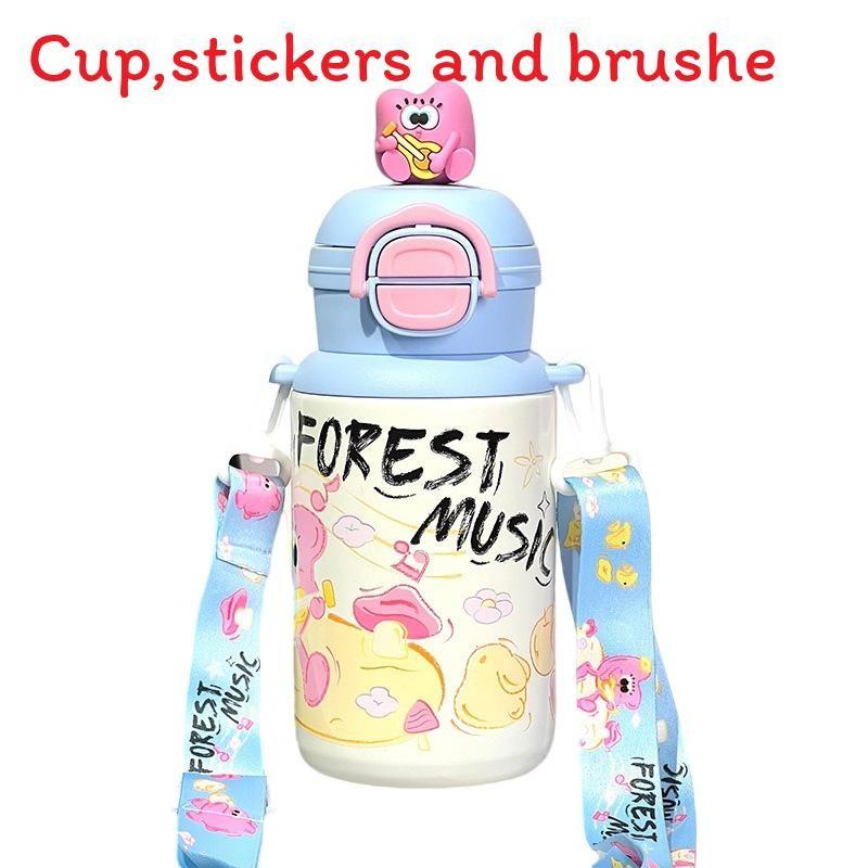 Childrens Insulated Water Bottle With Stainless Steel And Leakproof Lock