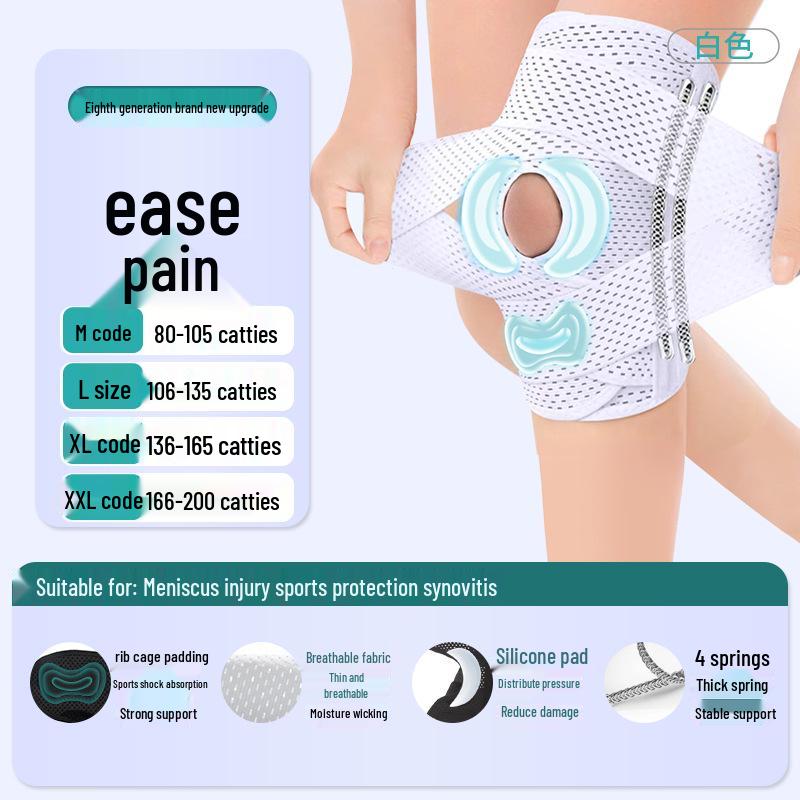 Japan Half-Moon Lightweight Knee Pad with Breathable Compression and Non-Slip Support for Mountain Climbing