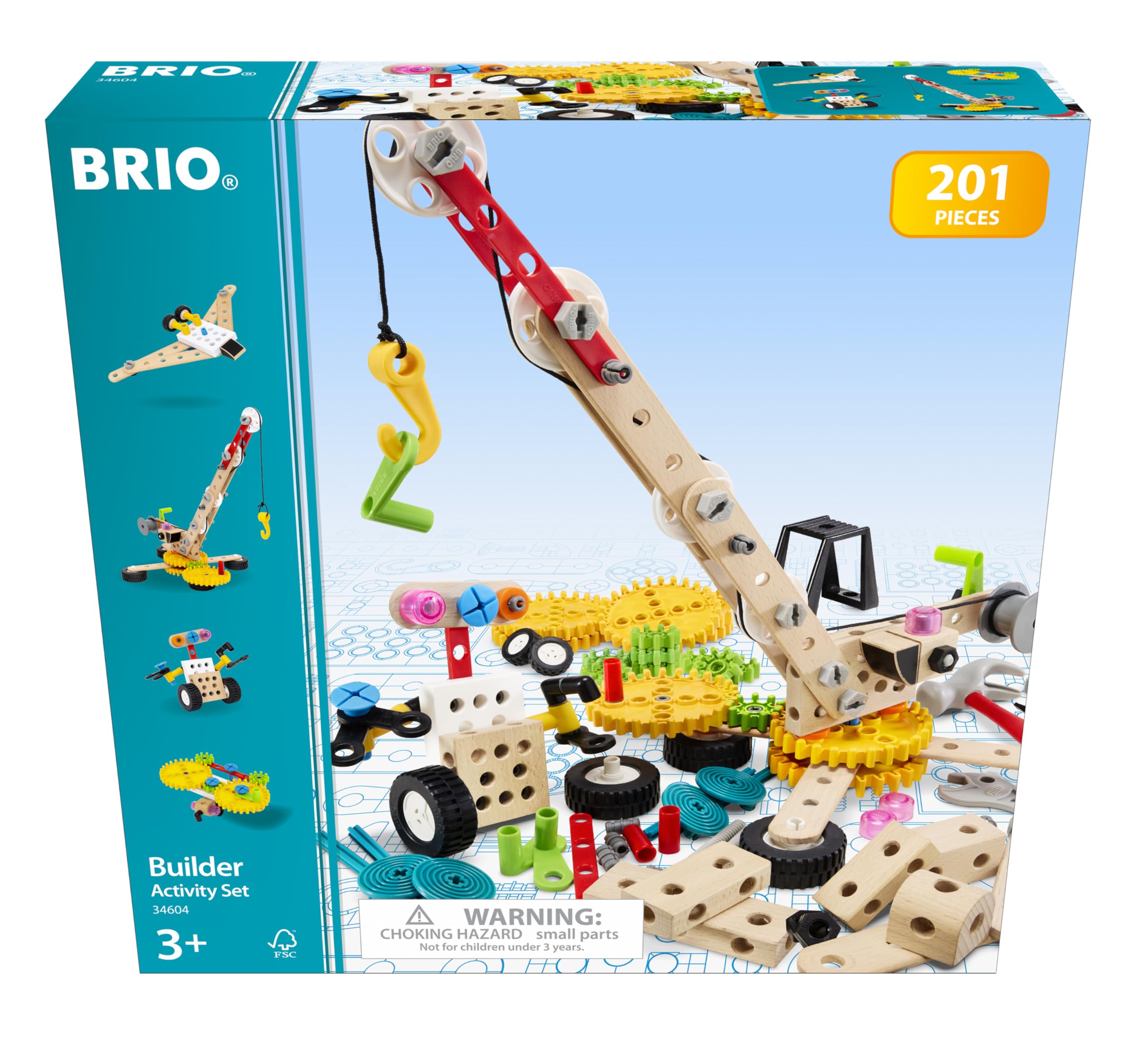 BRIO Builder Activity Set II 34604 201 Pieces for Ages 3 and Up
