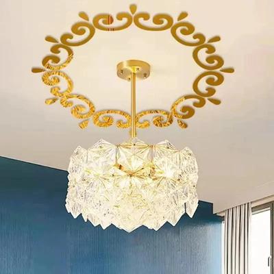 1 Set 3D Acryl Spiegelaufkleber Wohnzimmer Schlafzimmer Spitze Spiegel Heim Büro Wandaufkleber Abziehbilder Aufkleber Heimdekor