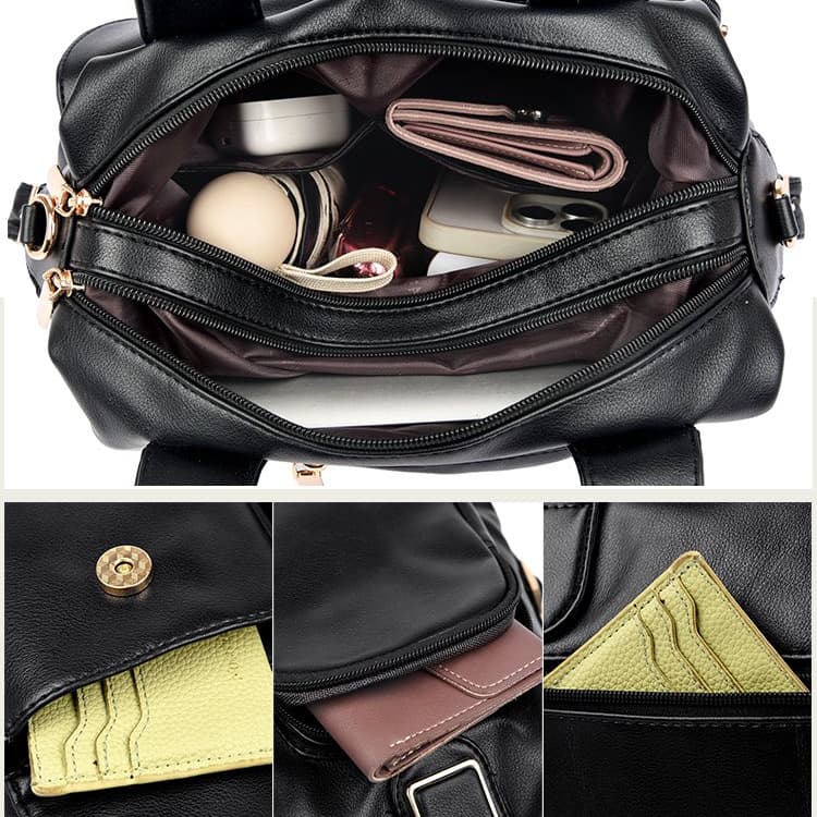 Women's Large Capacity Handheld Shoulder Crossbody Bag