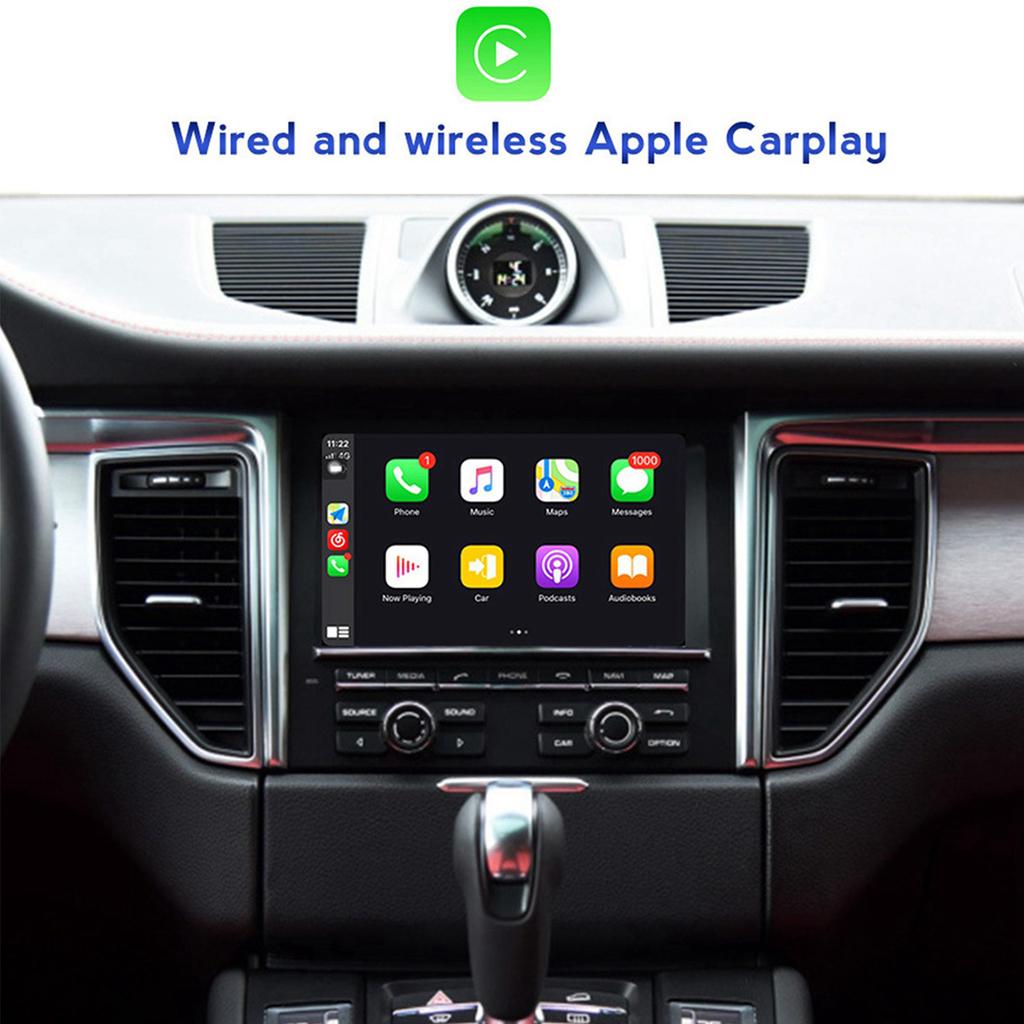 Wireless Carplay Android Auto Decoder for Porsche 911 Panamera Cayenne Boxster Cayman Macan 2011-2015 with PCM3.1 System