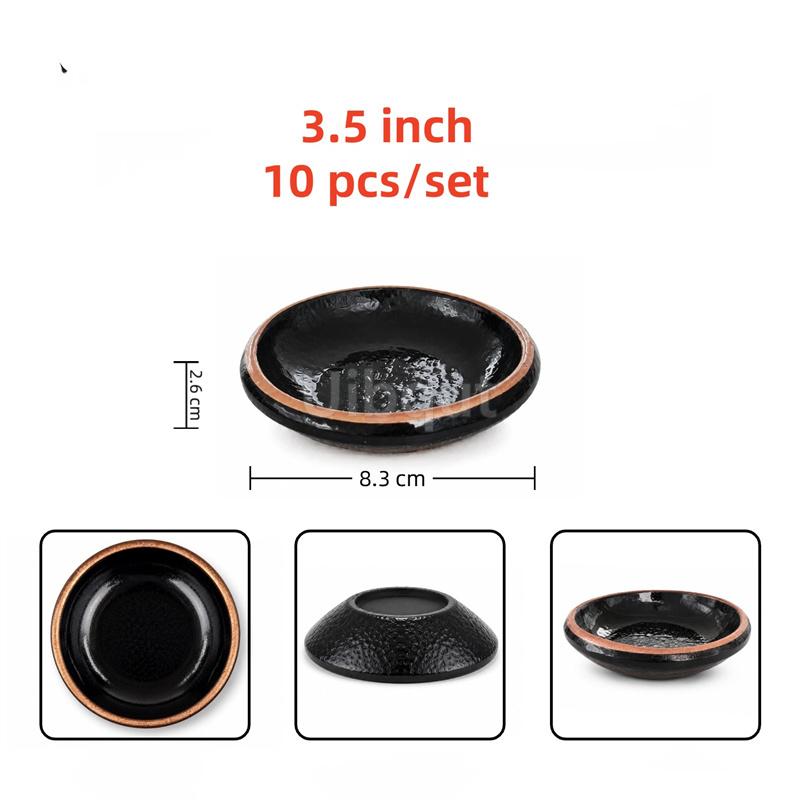 Melamine plastic Japanese style seasoning sauce small dish dipping Sushi soy sauce pepper wasabi Mustard dish oil vinegar plate