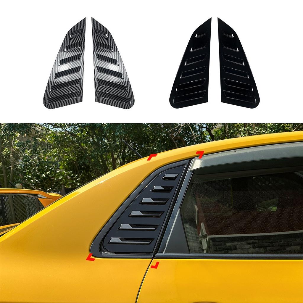 Car Rear Window Louver Shutter Cover Fit For Subaru Impreza WRX STI 2011 2012 2013 2014 Side Vent Trim Windshield Cover