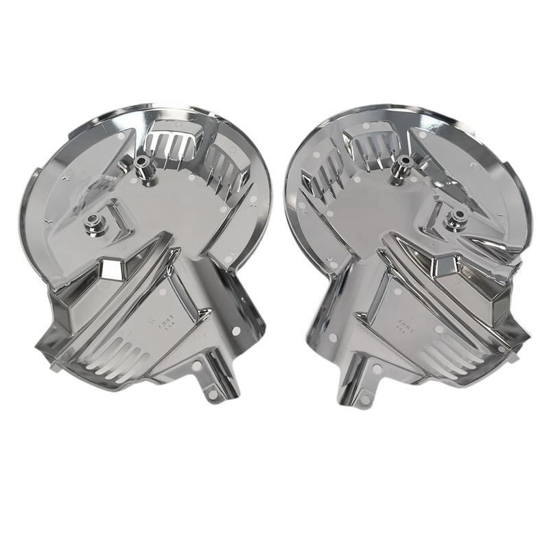 1Set Motorcycle Chrome Front Brake Rotor Disc Covers Trim For Honda Goldwing GL1500 1988-2000 Front Rotor Disc Shells kit