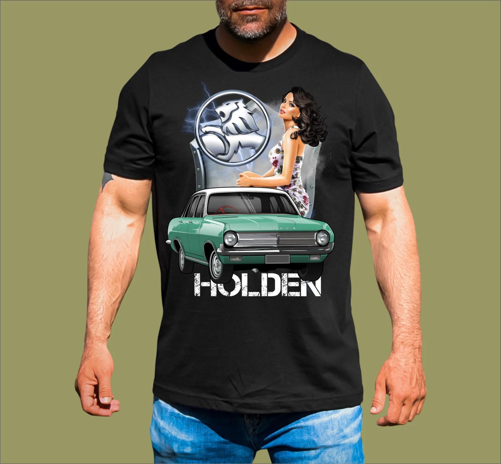 PINUP GIRL HOLDEN SEDAN T-SHIRT M