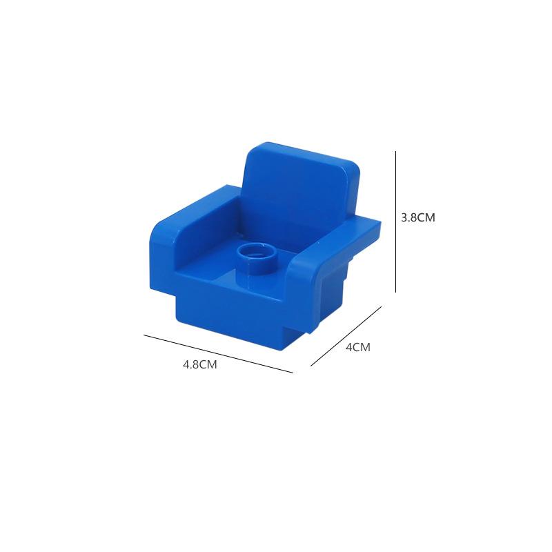 Big Building Blocks Bathroom Kitchen Furniture Accessories Compatible With Large Bricks Educational Diy Toys Children Kids Gifts