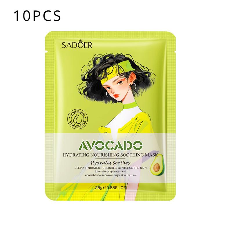 SADOER Avocado Hydrating Nourishing Soothing Mask Hydrating Mask