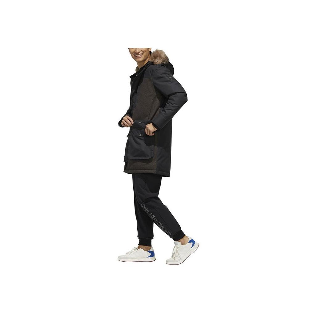 Adidas Neo Winter Down Jacket Comfortable and Breathable Men Outerwear Black EI4393
