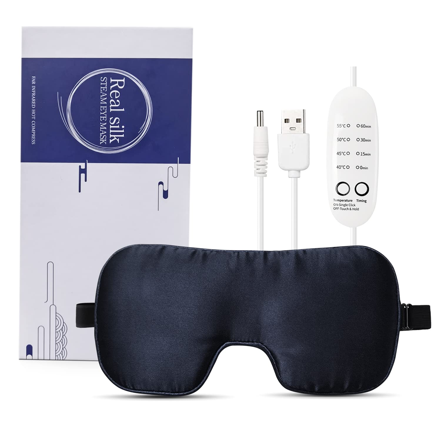 

Горячий Глаз Класс 6А Электрический Премиум Таймер для Глаз Температурный Свет Милый Сон Японская Инструкция Подарочная Упаковка Кейс Питание от USB Маска, Подогрев, Шелк,