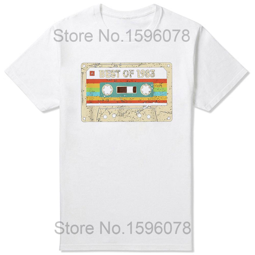 Made In 1983 Limited Edition Birthday Gift T-Shirt for Men Cotton T Shirts 41 Years Old Short Sleeve Tee Shirt Gift Idea Tops