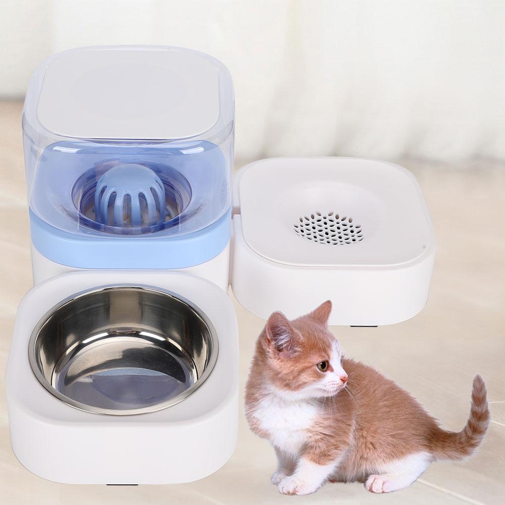 Automatischer Futterautomat für Haustiere mit Wasserspender, abnehmbar, waschbar, langlebig, Maschine