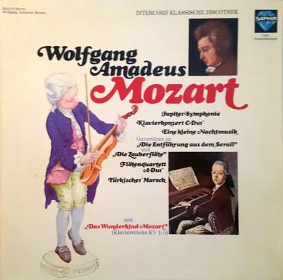 Płyta LP RÓŻNI Wolfgang Amadeus Mozart 293126 Saphir 1976 Niemcy Klasyczna Używana