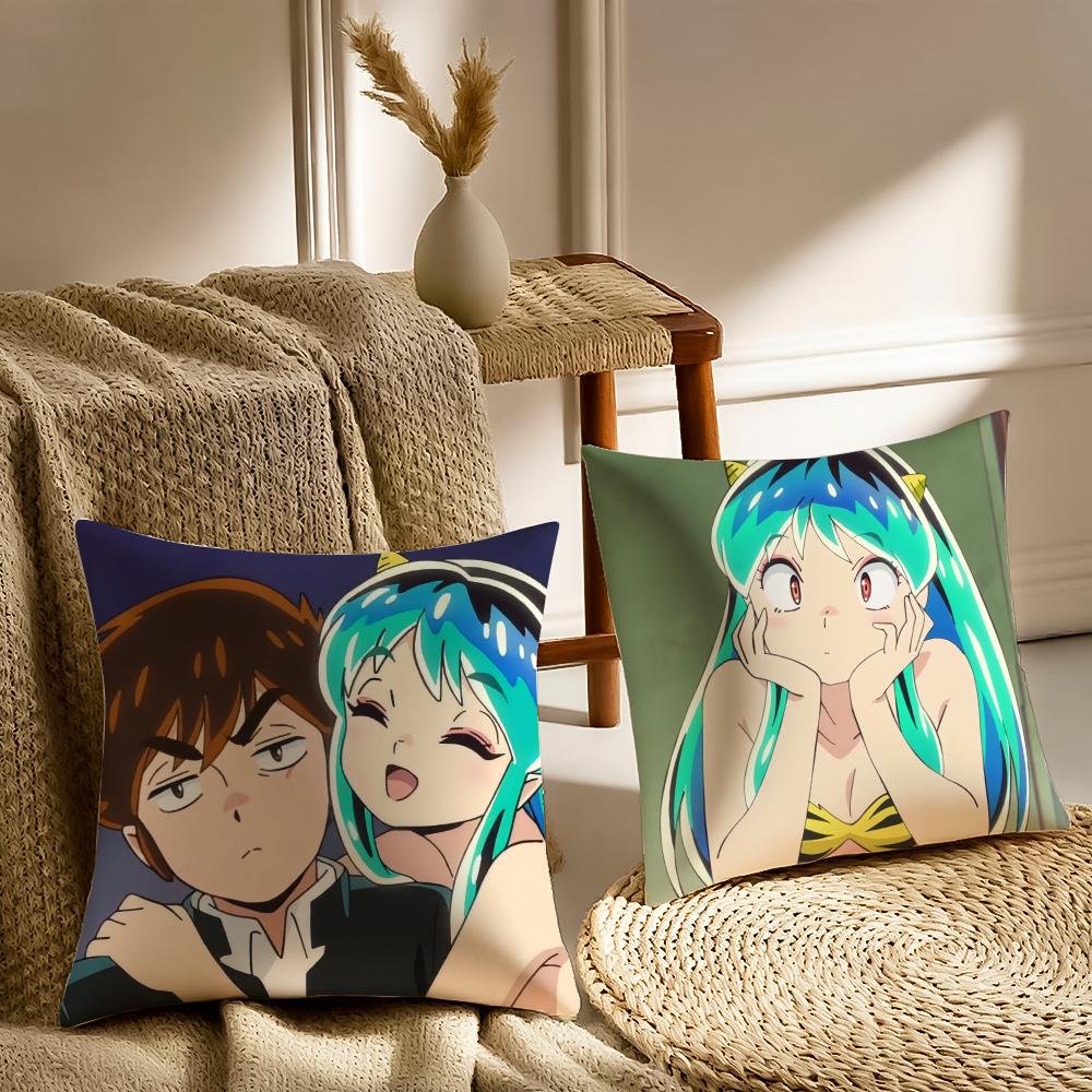 Classic Japanese Anime U-Urusei Yatsura Cushion Cover Pillowcase Anti-dustmite living Room Sofa Decor Cushion Room