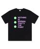 Deomopeuhauseu Nothing Normal Oversized Short Sleeve T-Shirt Gray