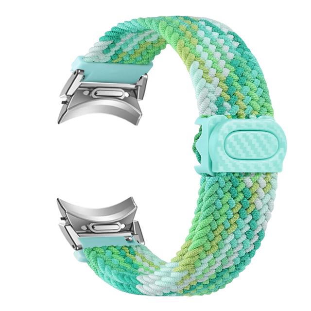 No Gaps Braided Band For Samsung Galaxy Watch 6 4 Classic/5 Pro/44mm 40mm 47mm 43mm Correa Nylon Bracelet Galaxy Watch 6 Strap