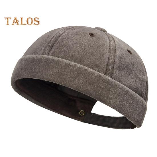 

Купольные шляпы без полей для женщин и мужчин, рабочие, матросские, кепки с закатанными манжетами, ретро-джинсовые шляпы для докера для походов, путешествий и вылазок на природу кофейный