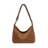 New Large Capacity Women's Shoulder Bag Adjustable Strap Solid Color Crossbody Bag Tote Handbag