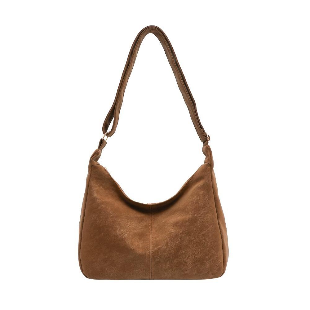 New Large Capacity Women's Shoulder Bag Adjustable Strap Solid Color Crossbody Bag Tote Handbag