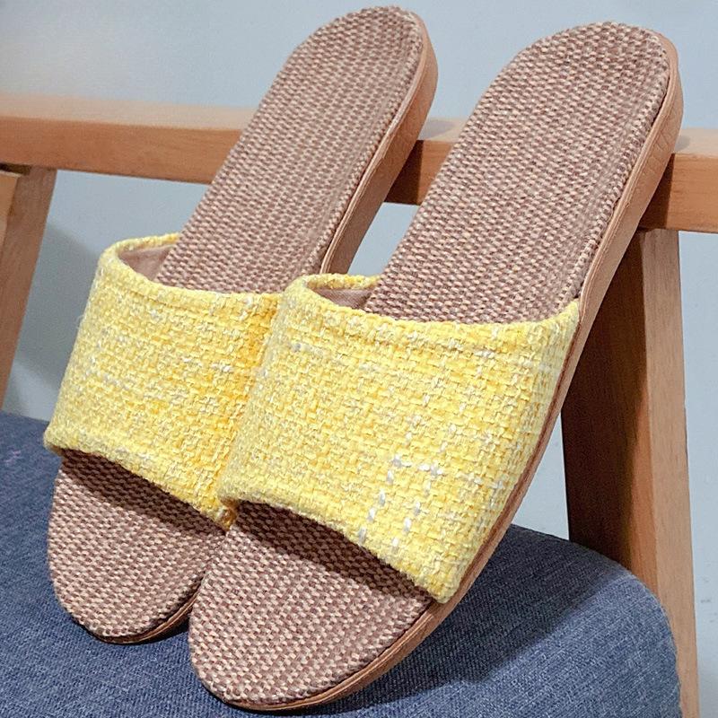 New Women's Comfortable EVA Lightweight Linen Slippers