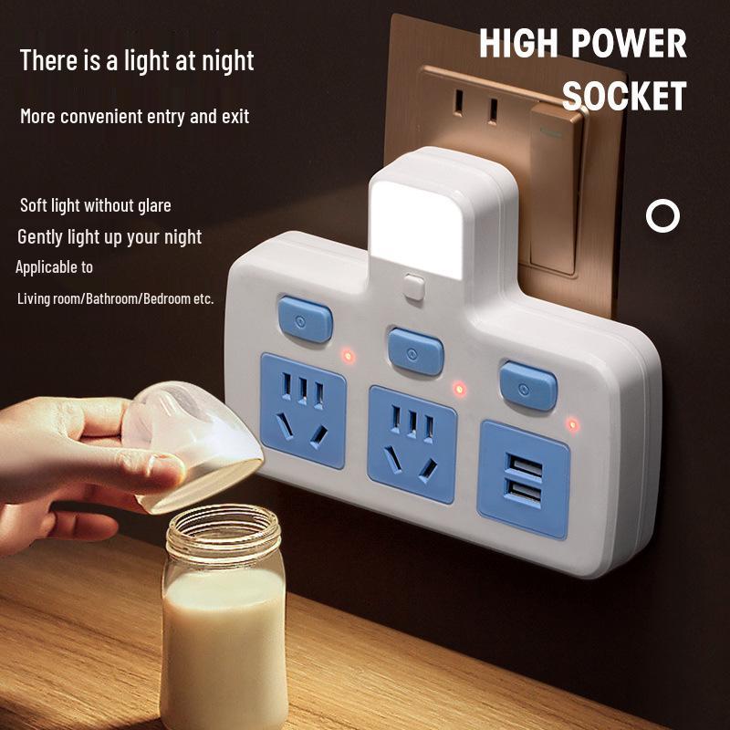 High-Power 16A Multi-Position Socket Board with USB