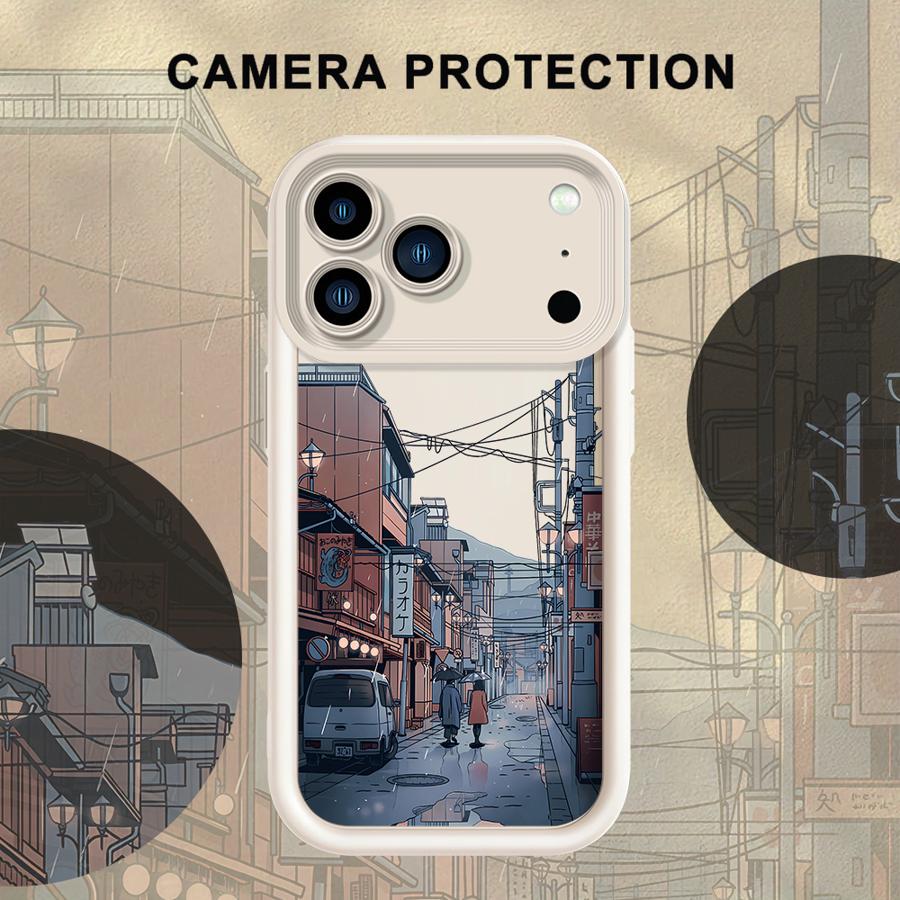 Case for iPhone 17 Pro Max 16 11 14 13 Air 15 Plus 17e 12 Pro Phone Cover Anime Town