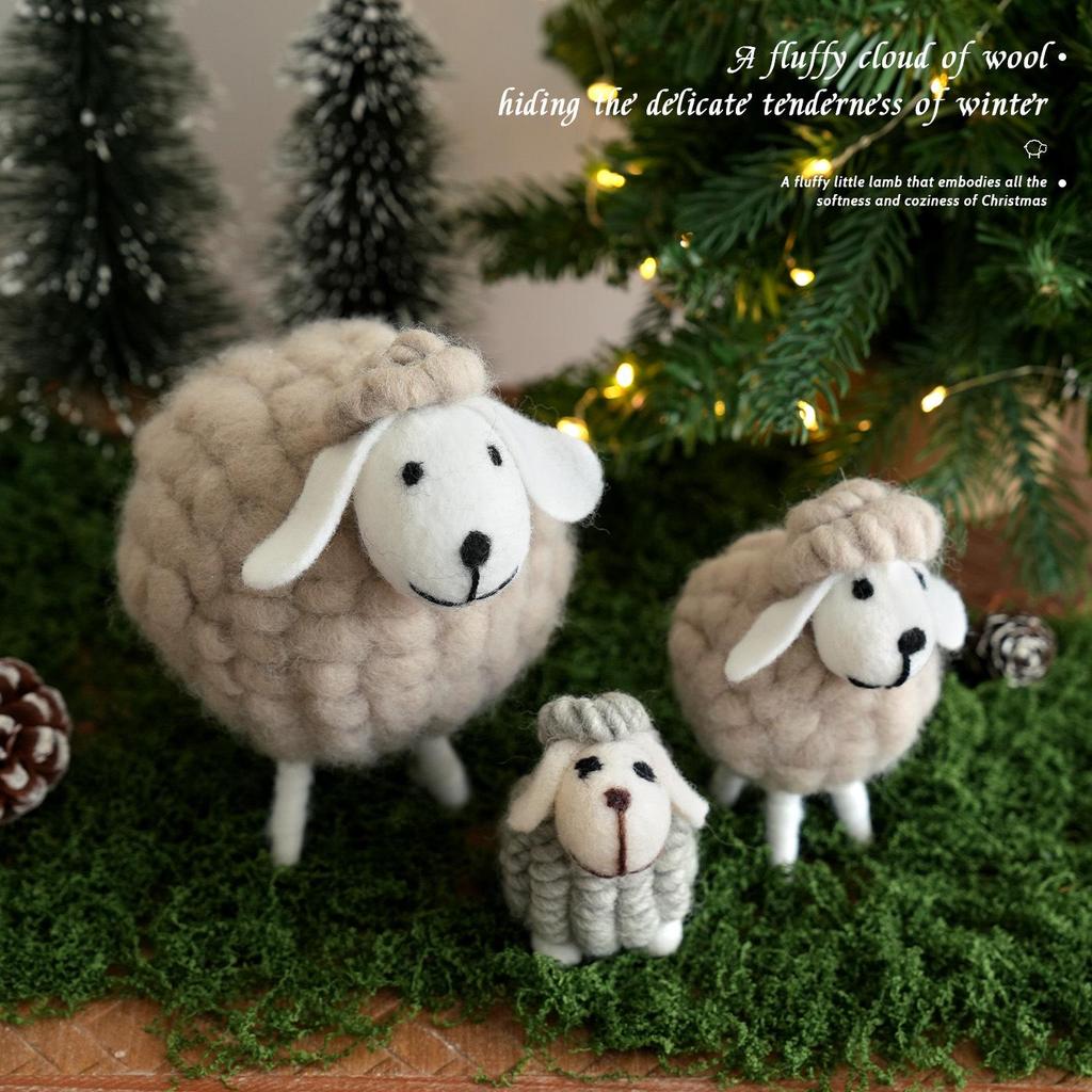Christmas Plush Sheep Doll: Children's Gift & Home Decor Ornament