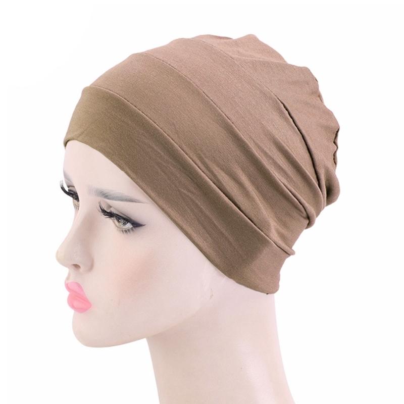 Chemo Hats For Women Cancer Headwear Cap  Turban Hat Liner Under Hat Comfy Chemo Cap Sleep Turban Hat Liner
