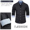 [Rakityo] shirt men's long sleeve spring fashionable tops casual shirt jacket simple open collar business Relaxing large size