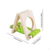 Wood Hamster Bed Cage Accessories Hideout Hideaway Landscape Ornament Habitat Decor Fun for Gerbils