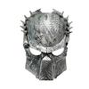Alien Hunter Mask Predator Mask Lone Wolf Mask Rivet Snap Iron Mask Predator Cosplay Masque Gold Alien Iron Blood Warrior Mask