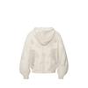 Unisex Retro Dark Knit Hooded Cardigan With Cutout Detail Lightweight Fall Sweater Youth