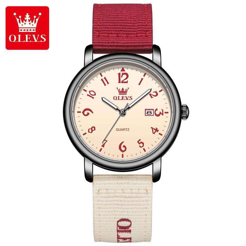 OLEVS Unisex Quartz Exam Watch - Stylish, Versatile, Casual for Students