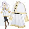 Anime Frieren alla cerimonia funebre Frieren Costume Cosplay Vestito di Carnevale Cappotto Gonna Cintura Orecchini Completi Per Donne Halloween