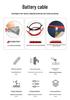 Ultra-Soft Silicone Battery Cable with Tinned Copper Terminal for 3/4/6/8 AWG