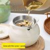 High-Temperature Resistant Ceramic Oil Storage Tank for Kitchen Use