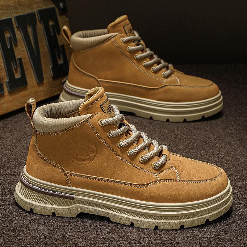 A 2025 workwear boot Men's 2025 new autumn labor insurance leisure outdoor mountaineering Martin boots