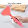 Cooking Spatula Transparent Twocolor Silicone Wide Mouth Frying Spatula Pancakes Fried Shovel for Home Kitchen