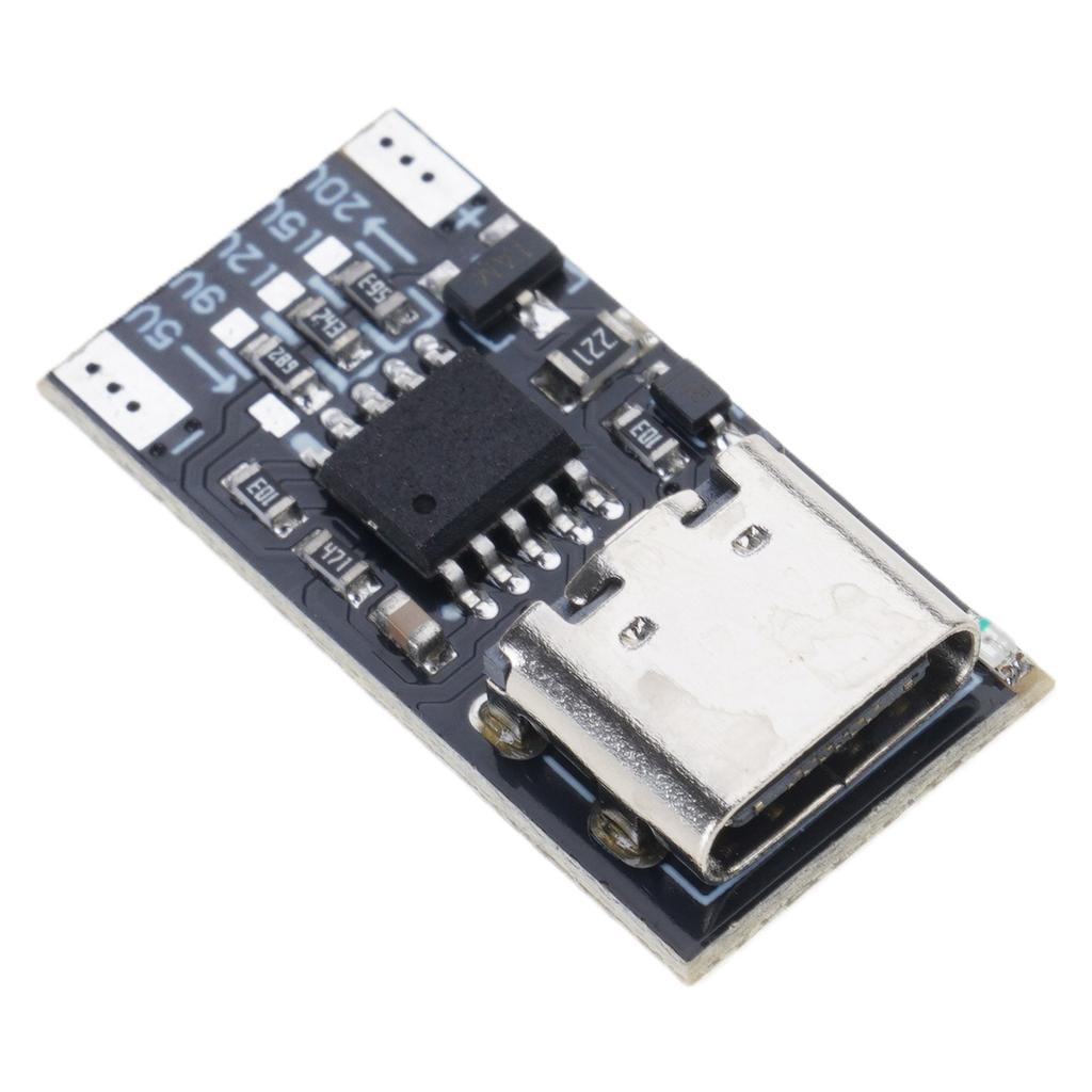 Fast Charging Protocol Triggering Module With 4 Adjustable Voltages PD Compatible One Button Operation Lightweight Design