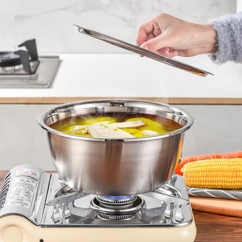 Zhi Shi Stainless Steel Kitchen Basin with Lid