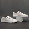 Men's White Shoes European Station Men's Shoes Light Luxury High-end Boys Versatile Shoes White Shoes Leather Board Shoes Men's Trendy Shoes