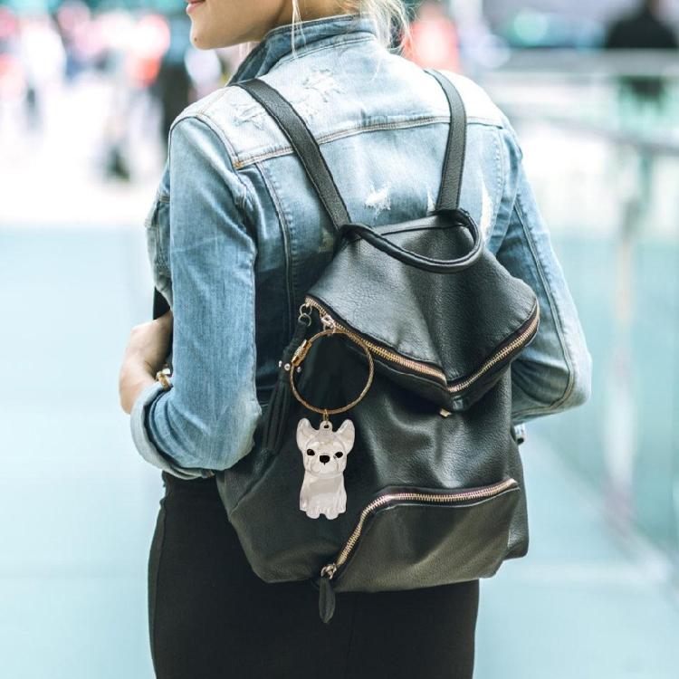 Clear Dog Furs Keepsakes Keychain,Dog Hair Holder Keychain Pet Furs Keepsakes Keychain Memorial Keyring Pet Lover Gift