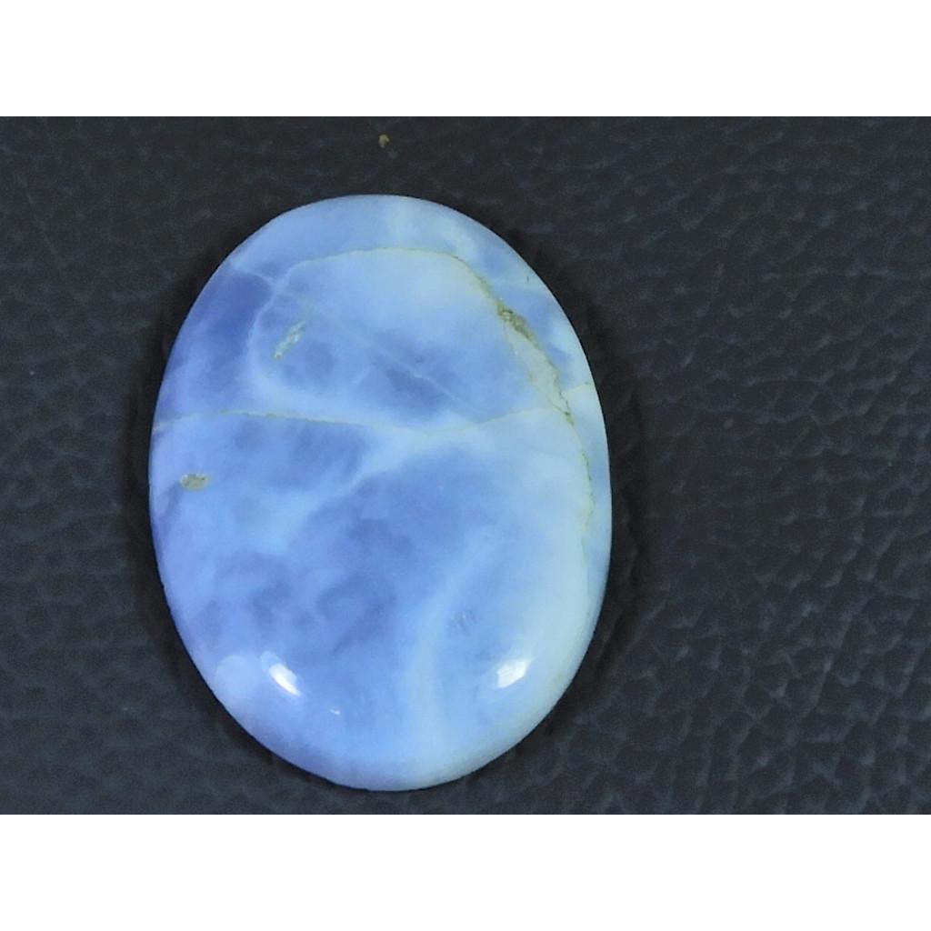 26X37X06MM Natural Blue Opal Oval Shape Cabochon Loose Gemstone 38Cts. B-392